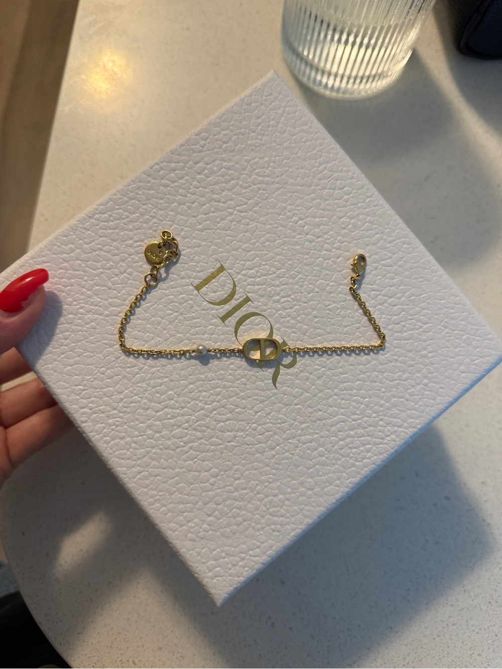 Dior Gold Petite CD Bracelet with Tag - Picture 3 of 3